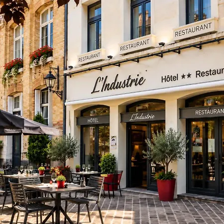 Restaurant L'industrie Hotell Saint-Omer (Pas-de-Calais)